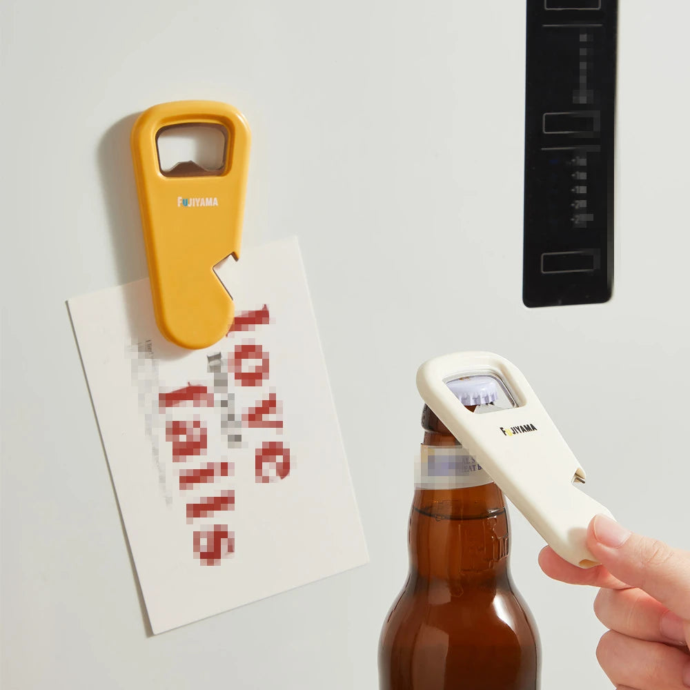 Magnetic bottle opener